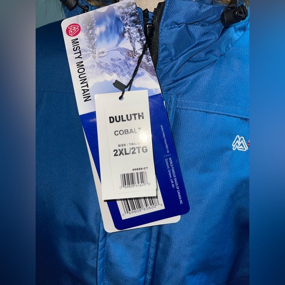 Misty mountain winter parka, 2XL blue BNWT - Picture 4 of 8